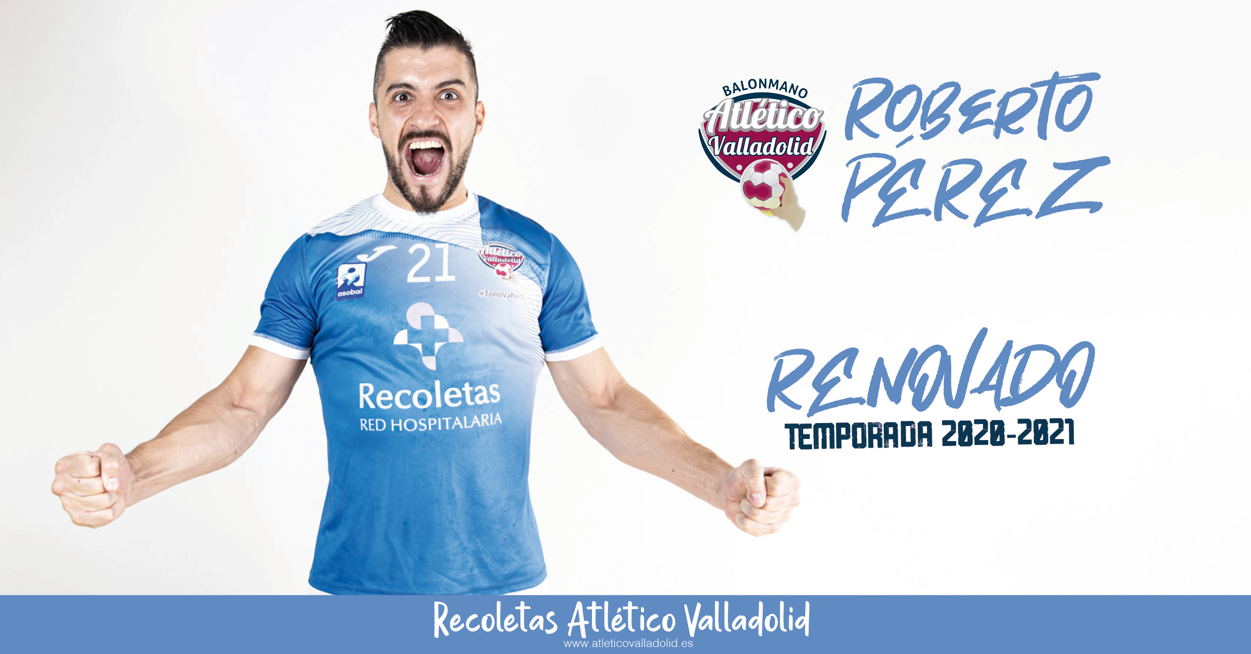 Roberto Pérez confirma su renovación para jugar con el Recoletas Atlético Valladolid la próxima campaña 2020-2021